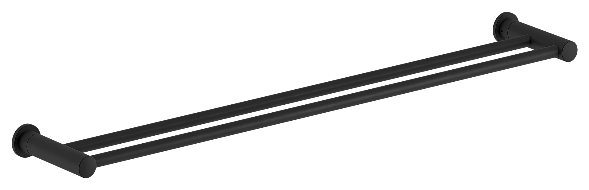NRF4332831 - Silhouet håndklestang dobbel, sort matt - 